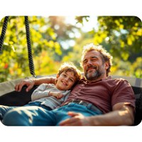 Leagan tip cuib pentru copii Neo-Sport Gri XXL, 100 cm, material impermeabil, cadru din otel, greutate suportata 150 kg - 2