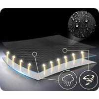 Leagan tip cuib pentru copii Neo-Sport Gri XXL, 100 cm, material impermeabil, cadru din otel, greutate suportata 150 kg - 3