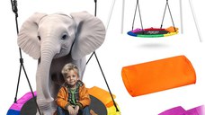 Leagan tip cuib pentru copii XXL 120 cm 150 kg Neo-Sport Multicolor
