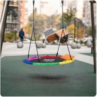 Leagan tip cuib pentru copii XXL 120 cm 150 kg Neo-Sport Multicolor - 8