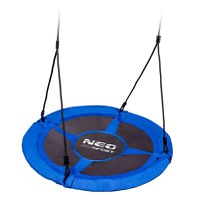 Leagan tip cuib pentru copii XXL 95 cm,cadru din otel,husa impermeabila si rezistenta din material Oxford 600D,greutate suportata 150 kg Neo-Sport Albastru - 6