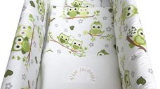 Lenjerie de pat Maxi Bufnite indragostite 120x60 cm