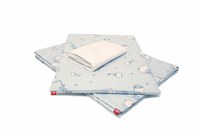 Lenjerie de pat pentru copii 4 piese Ursuletul Martinica albastru 60x120 cm 110x125 cm - 7
