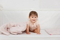 Lenjerie de pat pentru copii 4 piese Ursuletul Martinica roz 60x120 cm 110x125 cm - 1