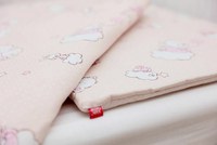 Lenjerie de pat pentru copii 4 piese Ursuletul Martinica roz 70x110 cm 110x125 cm - 5