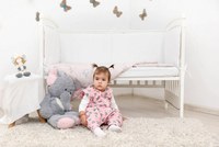 Lenjerie de pat pentru copii 4 piese Ursuletul Martinica roz 70x140 cm 110x125 cm - 4