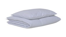 Lenjerie din bumbac cu 8 piese pentru saltea 120x60 cm Beberoyal ElefantBirds Roz