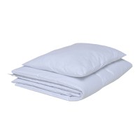 Lenjerie din bumbac cu 8 piese pentru saltea 120x60 cm Beberoyal ElefantBirds Roz - 2