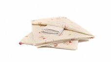 Lenjerie pat copii 3 piese Mici Indieni KidsDecor din bumbac 60x120 cm 75x100 cm