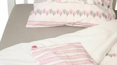 Lenjerie pat copii Odette Pink 100x14040x60 cm