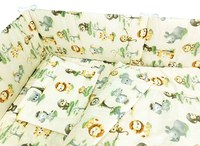 Lenjerie patut bebe din bumbac cu 5 piese Monkey - 2