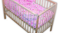 Lenjerie patut Kitty 4 piese roz