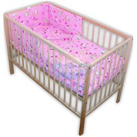 Lenjerie patut Kitty 4 piese roz - 1