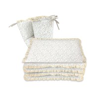 Lenjerie pentru patut cu 3 piese MimiNu Premium pentru patut 120x60 cm Meadow - 4