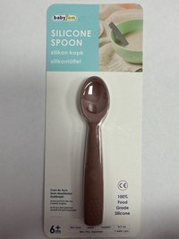 Lingurita din silicon BabyJem Maro - 1