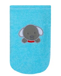 Manusa pentru baita cu broderie Turquise Dog - 1