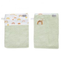 Manusi fine pentru baie Bebe Jou Rainbow Sky - 3