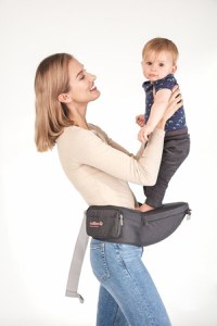 Marsupiu ergonomic 6 in 1 Colibro Honey cu scaun detasabil, Curelele late si confortabile,  Baza ergonomica rigida, Curele late si ajustabile, Onyx - 1