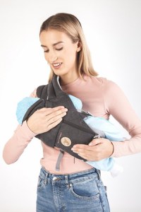Marsupiu ergonomic 6 in 1 Colibro Honey cu scaun detasabil, Curelele late si confortabile,  Baza ergonomica rigida, Curele late si ajustabile, Onyx - 3
