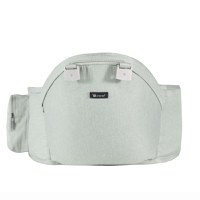 Marsupiu ergonomic pentru bebelusi cu gluga si baza rigida Cangaroo Ivy Green - 5