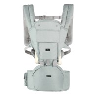 Marsupiu ergonomic pentru bebelusi cu gluga si baza rigida Cangaroo Ivy Green - 8