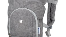 Marsupiu pentru copii KikkaBoo Hoody Grey