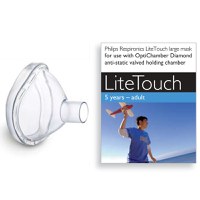Masca large LiteTouch Philips Respironics 5 ani - adulti pentru Optichamber - 1