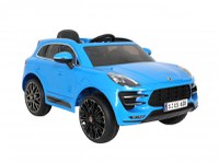 Masina electrica pentru copii Porche Macan Turbo 70W albastra, deschidere usi, schimbator de viteze, unitate audio cu Mp3 si bluetooth, cu telecomanda - 10