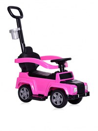 Masinuta copii de impins Lorelli X-Treme Pink cu maner parental detasabil, muzica sunete si lumini, suport pentru picioare, spatiu pentru depozitarea jucariilor, bara de protectie, spatar inalt - 1