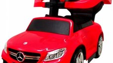Masinuta copii de impins R-Sport Mercedes C63 amg rosu cu maner pentru controlul parental, suport pentru picioare, protectie impotriva rasturnarii, volan cu melodii si claxon