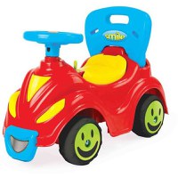 Masinuta copii fara pedale Dolu Smile 2 in 1 cu spatar, spatiu de depozitare, claxon, pana la 23 kg - 4