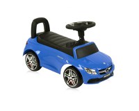 Masinuta copii fara pedale Mercedes Coupe Blue cu muzica si sunete, spatiu pentru depozitarea jucariilor, spatar inalt,  protectie impotriva rasturnarii, inaltime de la sol la sezut 24 cm - 1