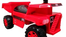 Masinuta copii fara pedale R-Sport J10 TS775 rosie cu basculanta mobila, loc de depozitare sub scaun, lumini frontale stralucitoare, sarcina maxima admisa 35 kg, recomandata copiilor intre 1 si 3 ani