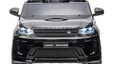 Masinuta electrica Chipolino SUV Land Rover Discovery cu scaun din piele si roti EVA black 50W