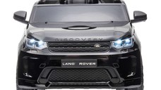 Masinuta electrica Chipolino SUV Land Rover Discovery cu scaun din piele si roti EVA black 50W