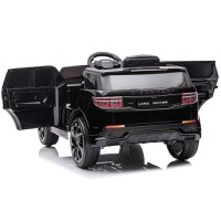 Masinuta electrica Chipolino SUV Land Rover Discovery cu scaun din piele si roti EVA black 50W - 2