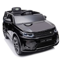 Masinuta electrica Chipolino SUV Land Rover Discovery cu scaun din piele si roti EVA black 50W - 4