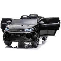 Masinuta electrica Chipolino SUV Land Rover Discovery cu scaun din piele si roti EVA black 50W - 5