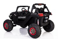 Masinuta electrica copii 4x4 Nichiduta Xtreme Jumper UTV-MX Black cu telecomanda 2.4G, 4Motoare 300W, Doua locuri, Roti Eva cu Suspensii, Scaun piele,Acumulator 12V7Ah,Pornire la cheie,Schimbator viteze,Lumini LED,Slow Start - 1