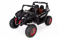 Masinuta electrica copii 4x4 Nichiduta Xtreme Jumper UTV-MX Black cu telecomanda 2.4G, 4Motoare 300W, Doua locuri, Roti Eva cu Suspensii, Scaun piele,Acumulator 12V7Ah,Pornire la cheie,Schimbator viteze,Lumini LED,Slow Start - 3