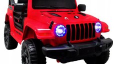 Masinuta electrica cu telecomanda si functie de balansare Jeep X10 TS-159 R-Sport rosu
