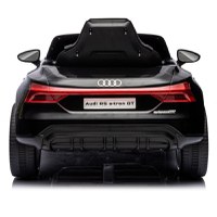 Masinuta electrica pentru copii Audi E-tron GT Black 70W cu licenta, Oglinzi retrovizoare, Roti din spuma Eva,Lumini LED,Centura de siguranta,Sistem troller pentru tractare,Mufa MP3,slot USB,Card microSD,Bluetooth - 4