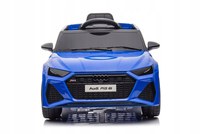 Masinuta electrica pentru copii Audi RS6 BRD-2118 Blue, cu telecomanda 2.4G, 2 motoare 45W fiecare, baterie 12V si 4.5Ah, sistem audio integrat MP3, USB si Bluetooth, faruri si stopuri luminoase, 102 x 43 x 60 cm - 1