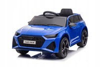 Masinuta electrica pentru copii Audi RS6 BRD-2118 Blue, cu telecomanda 2.4G, 2 motoare 45W fiecare, baterie 12V si 4.5Ah, sistem audio integrat MP3, USB si Bluetooth, faruri si stopuri luminoase, 102 x 43 x 60 cm - 2