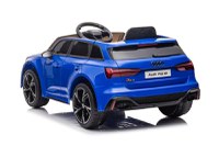 Masinuta electrica pentru copii Audi RS6 BRD-2118 Blue, cu telecomanda 2.4G, 2 motoare 45W fiecare, baterie 12V si 4.5Ah, sistem audio integrat MP3, USB si Bluetooth, faruri si stopuri luminoase, 102 x 43 x 60 cm - 4