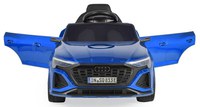 Masinuta electrica pentru copii Audi SQ8 E-Tron Blue vopsit,roti EVA,telecomanda 2.4G,2 motoarex25w,lumini LED,unitate audio cu BluetoothUSBMP3,volum reglabil,acumulator 12V7Ah,pornire la buton,centura,sarcina admisa 25kg - 4