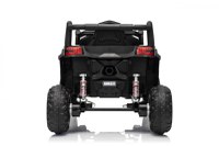 Masinuta electrica pentru copii Buggy Madman UTV-MX Black, 4 motoare 35W, baterie 12V10Ah, telecomanda 2.4 GHz, roti spuma EVA 24x10 cm, sarcina maxima 30 kg, scaun piele ecologica, deschidere usi, MP3, USB, Bluetooth - 6