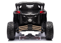 Masinuta electrica pentru copii Can Am  Marverick UTV kaki, 90w, acumulator 12V7Ah, deschidere usi, iluminare led, sistem audio bluetooth, usb, radio fm - 7