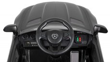 Masinuta electrica pentru copii cu telecomanda,roti din cauciuc EVA,3 nivele viteza,acumulator 12V4Ah,usi cu deschidere,lumini LED,mufa MP3,Licenta Mercedes AMG GTR Black