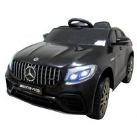 Masinuta electrica pentru copii Mercedes AMG GLC 63S R-Sport 3-6 ani negru 180W cu telecomanda, 4 x 4, roti EVA, scaun piele, pornire lenta, lumini si deschidere usi - 3
